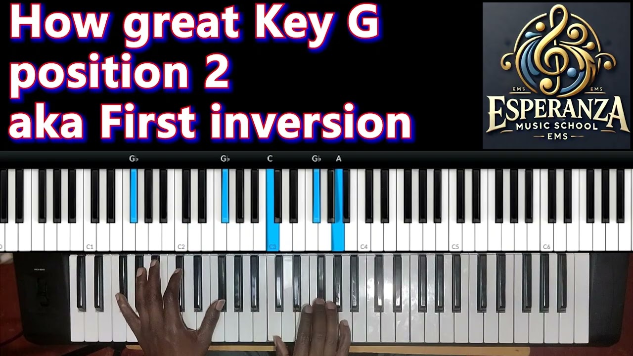 How Great Is Our God – Position 2 (First Inversion) | Key of G | Passing vii–iii–vi