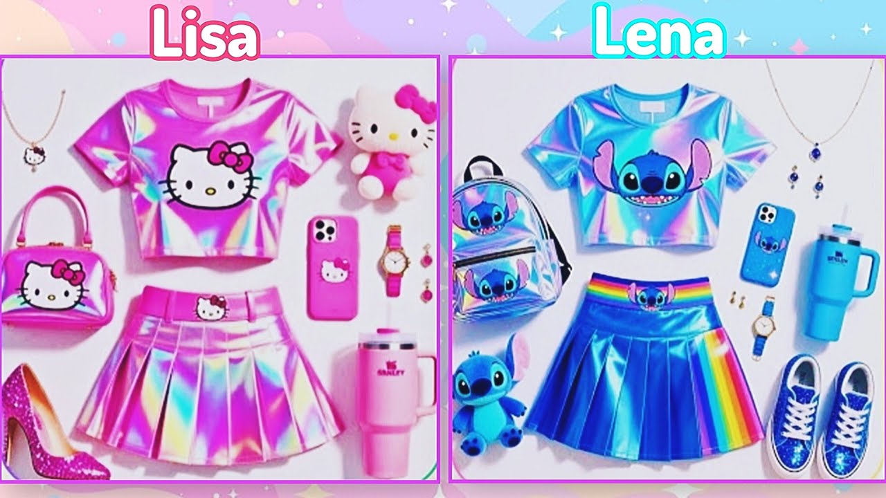 Lisa or lena 💖💥Cutest Fashion Ever 😍 💫🧡 #lisaorlena #kidsquiz #fypシ゚viral #trending #cute #trending 
