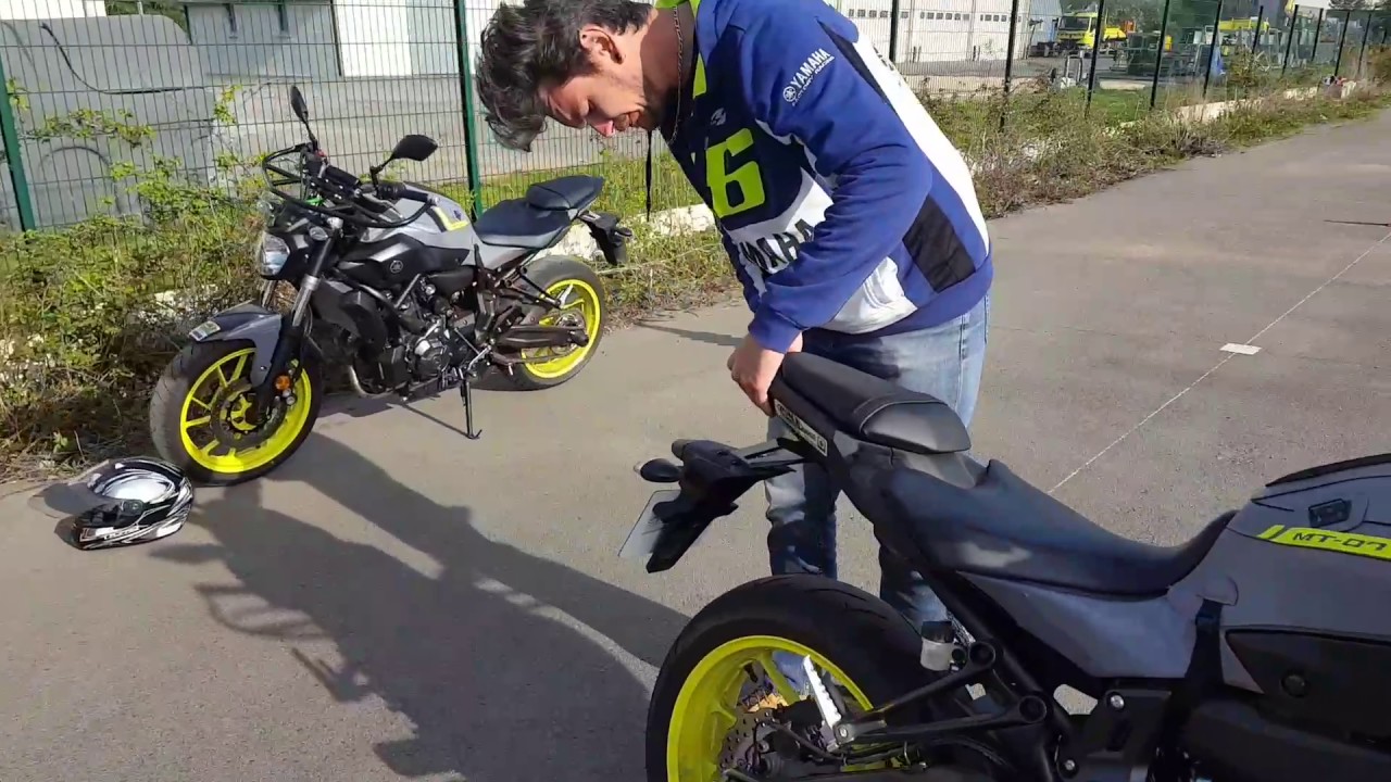 Vérifications moto mt07 auto école blasquez