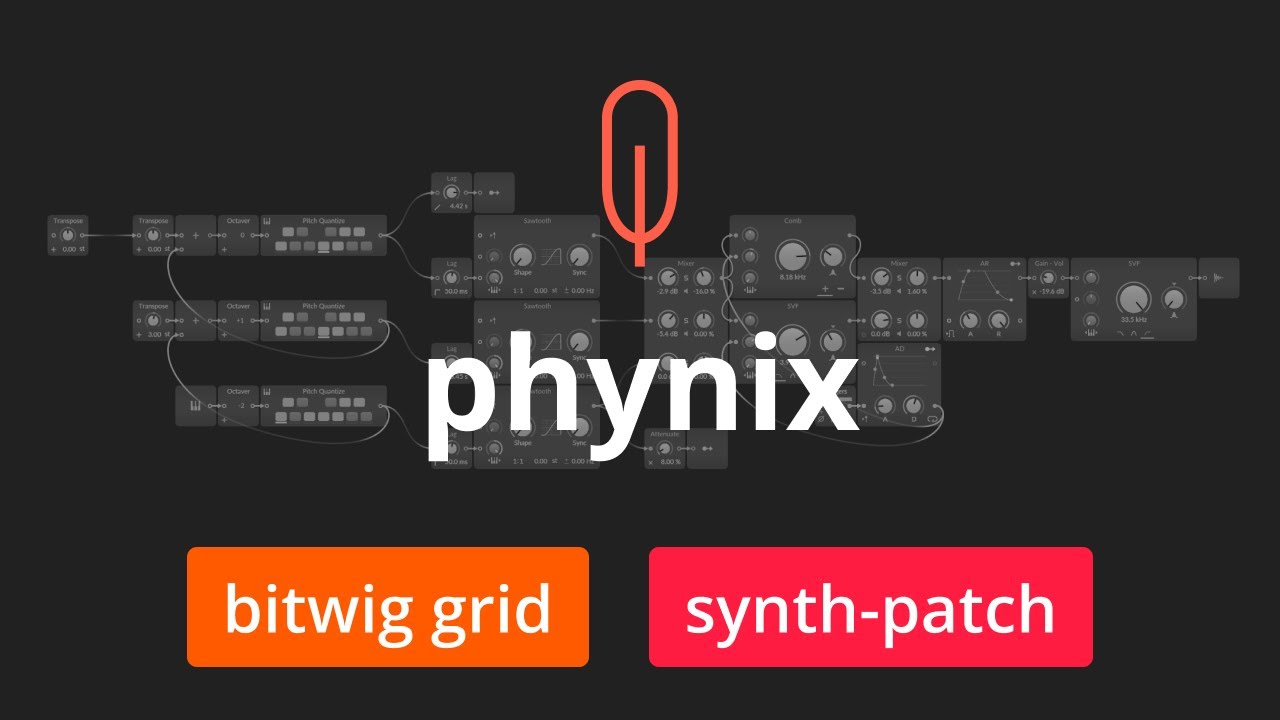 Phynix / Bitwig Grid / Synth Patch / Modular Polyphony