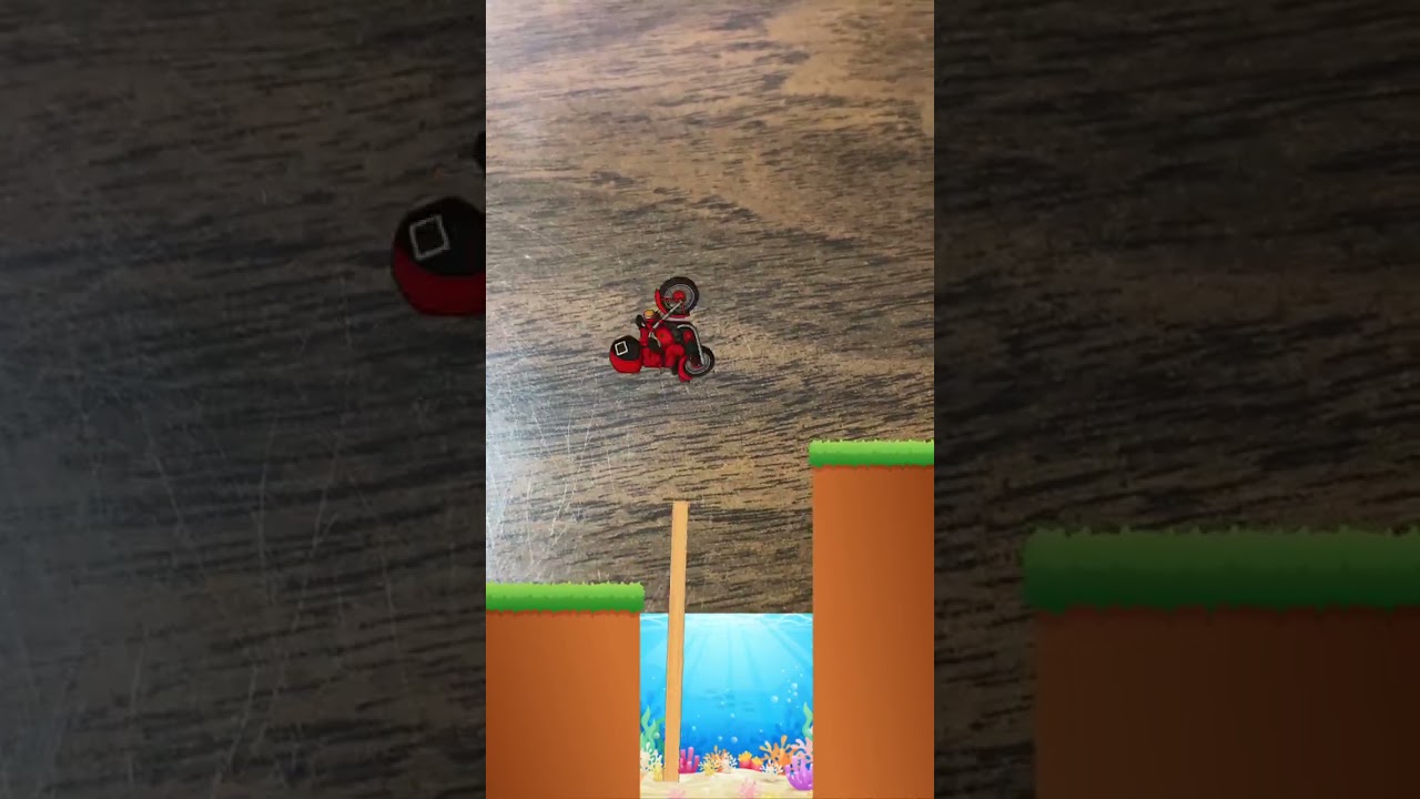 Playing A Motorcycle Squid Game Filter