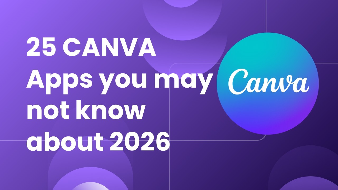 25 Canva Apps You Didn’t Know Existed (Hidden Gems Inside Canva!)