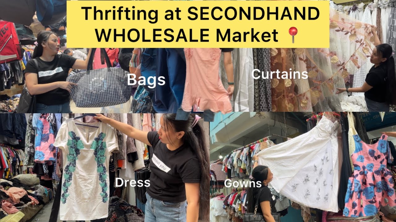Secondhand WHOLESALE Market Dimapur & It’s Price || Thrift Bags | Skirts | Curtains | Dress Etc