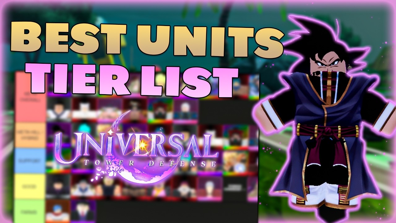 NEW *BEST* Units Tier List in Universal Tower Defense X... (DBS FESTIVAL UPD 3 PART 2)