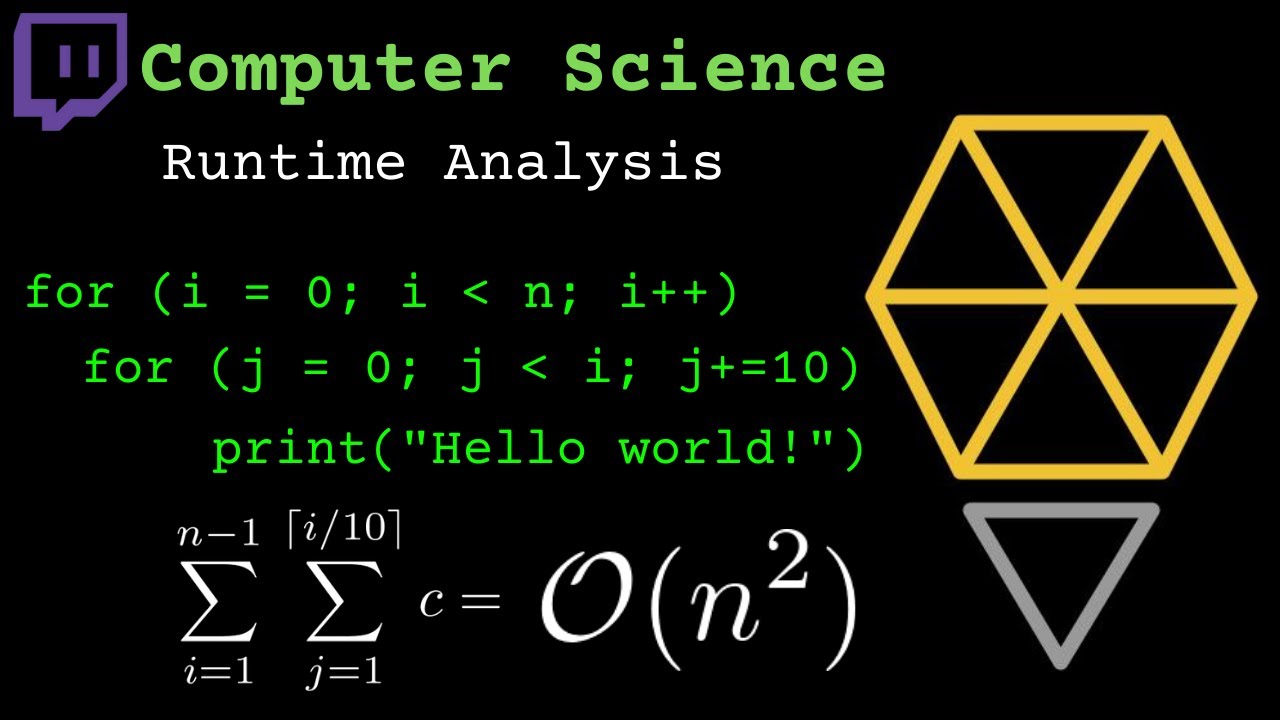 Computer Science - Analyzing Runtime in Code