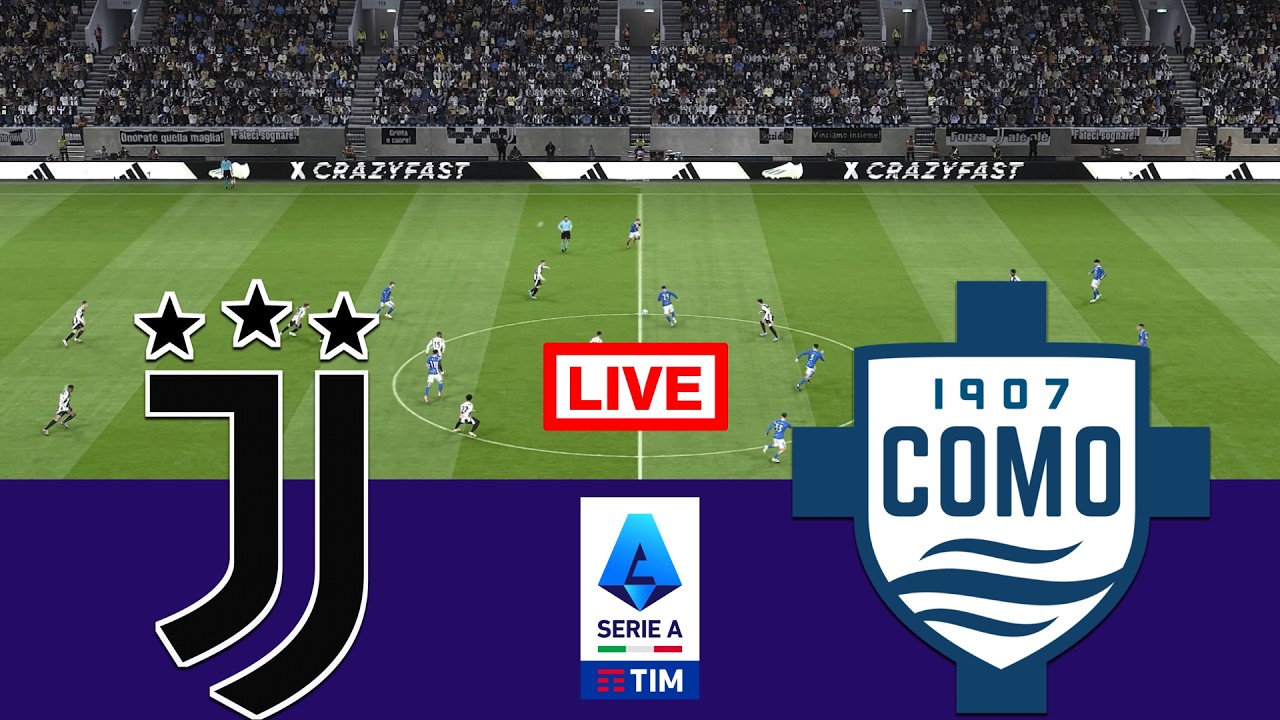🔴 In Diretta : Juventus vs Como | Serie A 2025/26 | VideoGame Simulation
