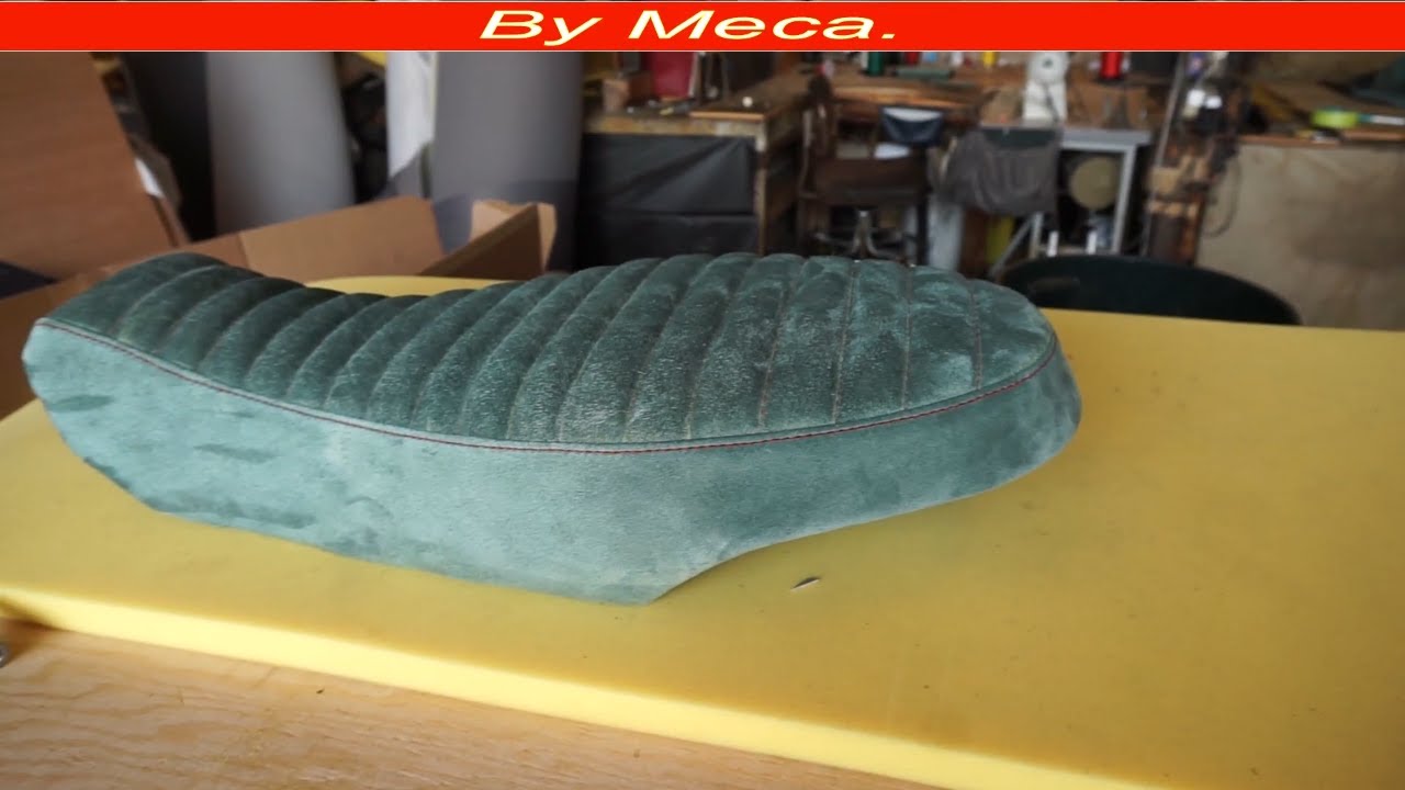 Como Tapizar Asiento de Moto en Cuero | Upholster Motorcycle seat