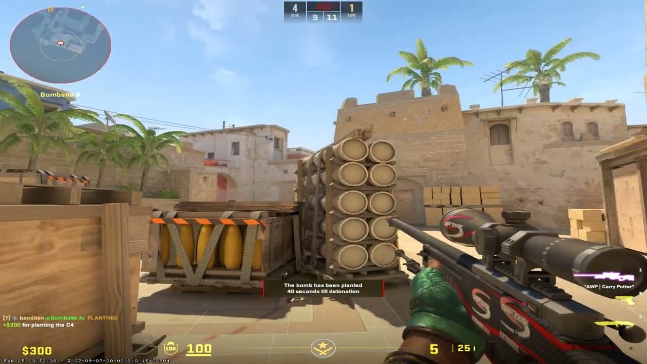 Stökig AWP clutch på mirren 1v4