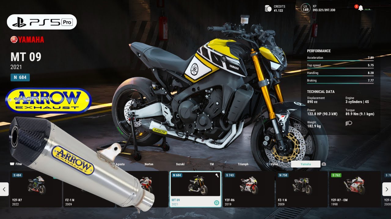 RIDE 5 | Customize Brutal Yamaha MT09 for Isle of Man Race Gameplay [4K PS5 Pro]