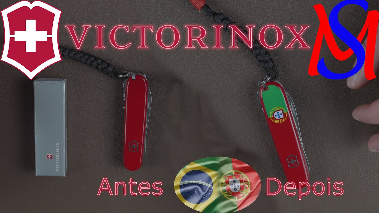Como trocar talas num canivete Victorinox - Personalizando um Victorinox Compact