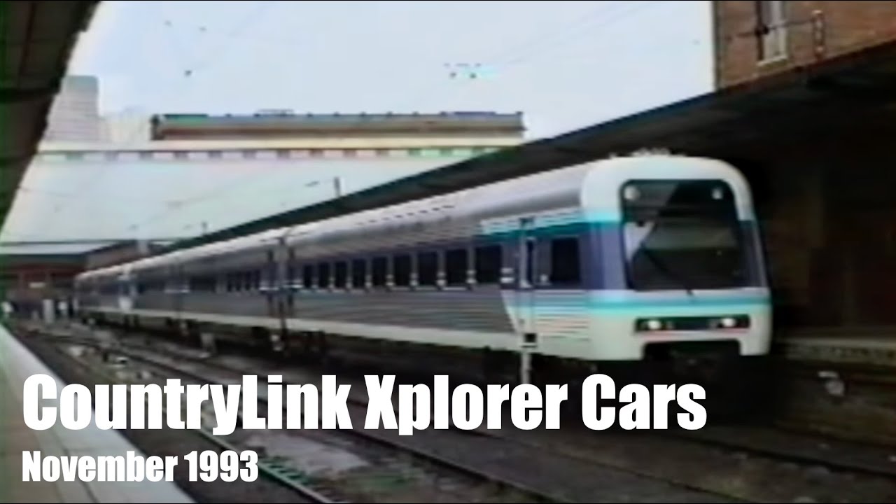 1993 November - Sydney Terminal - Welcome the Xplorer cars