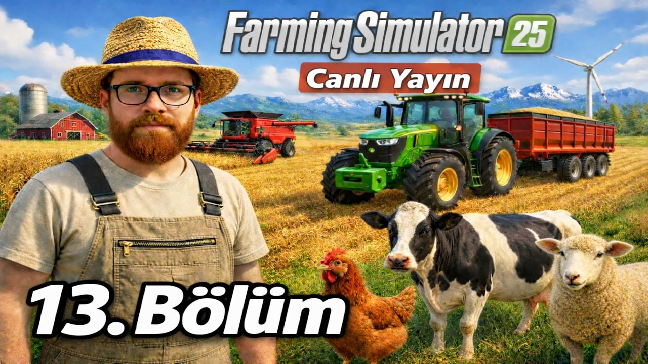 ÇİM BİÇME MAKİNESİ ALDIK! | Farming Simulator 25 Türkçe - 13.BÖLÜM -  @MussiGames ​