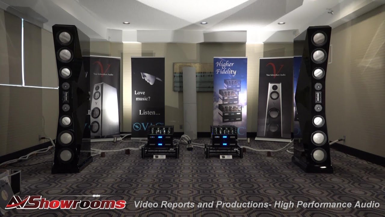 Von Schweikert Audio, VAC, Kronos, Lampizator, Aurender, Master Built Cables, J Corder Show 2017, LA