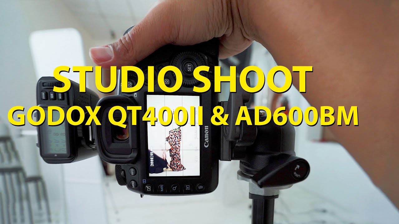 STUDIO SHOOT GODOX QT400II & AD600BM