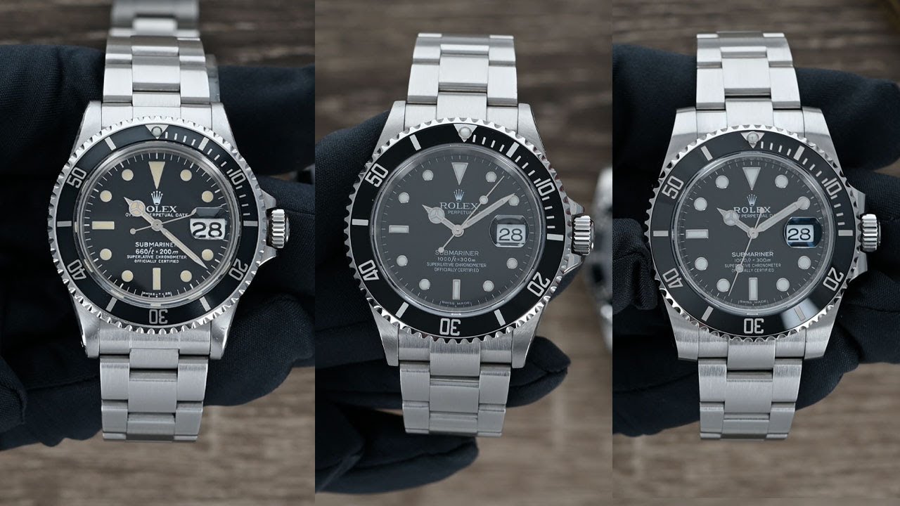 Rolex Submariner Comparison & Review: Ref. 1680 vs. 16610T vs. 116610LN