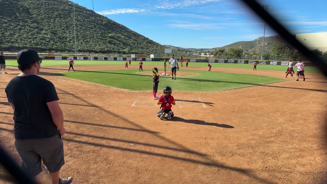 Charles first Rookie Baseball game