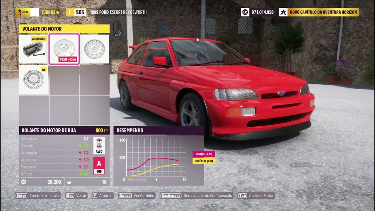 Forza Horizon 5-Tunando o Ford Escort