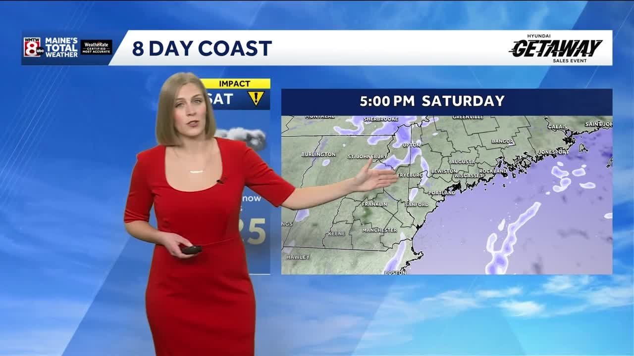 Cooler and cloudier Friday(2/6), Arctic blast Saturday
