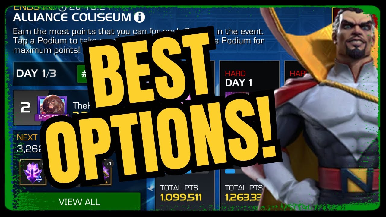 Лучшие варианты и примеры боев на арене Coliseum Count Nefaria!