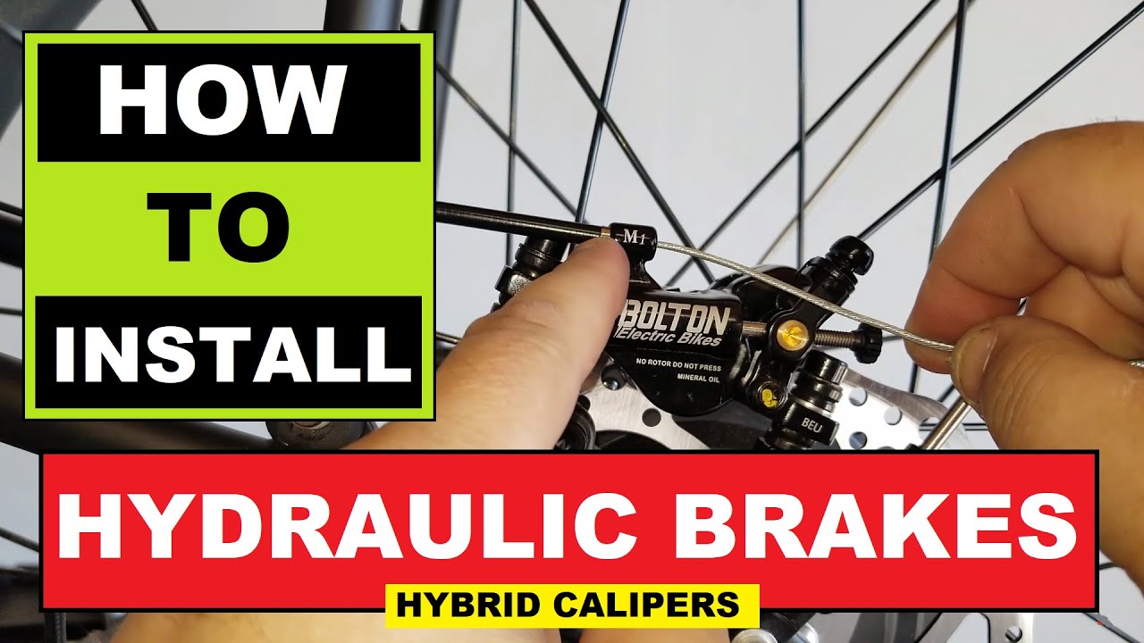 Installing Hydraulic Brakes On A Himiway Cruiser Ebike