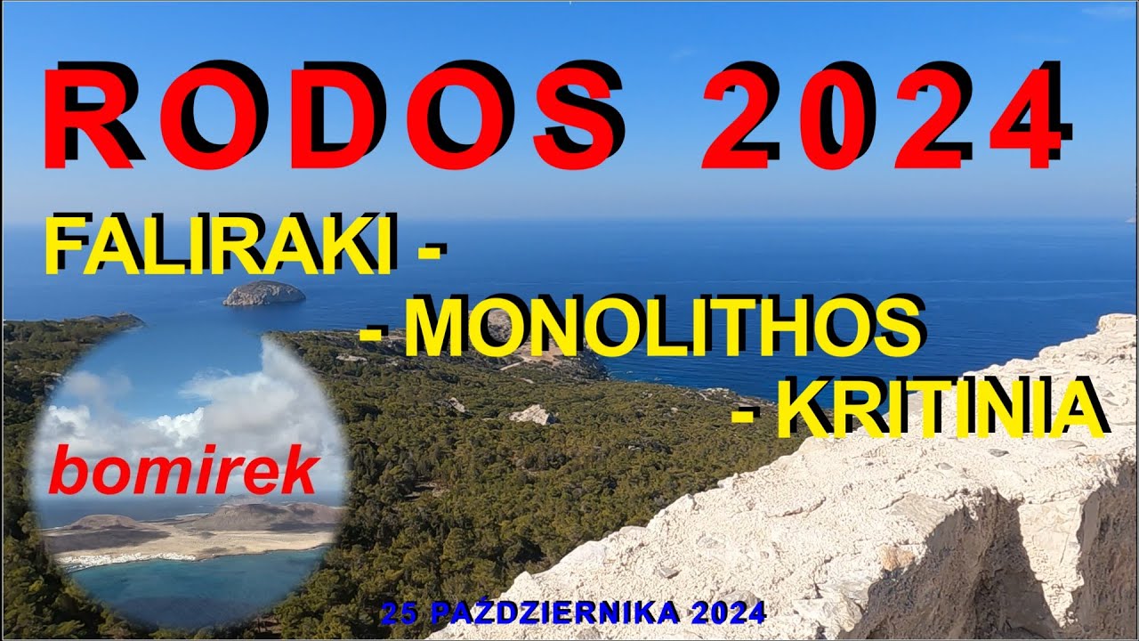 #345  Rodos 2024. Faliraki - Monolithos - Kritinia z @agatabodkuchni