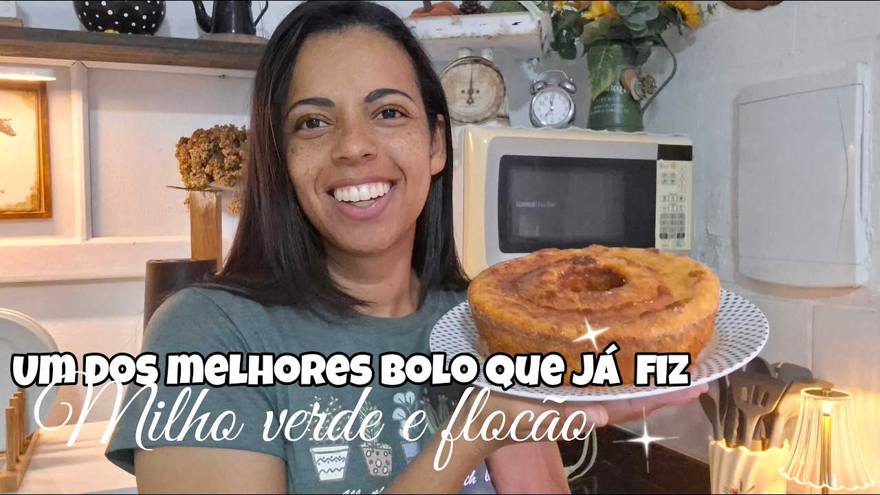 UM DELICIOSO  BOLO DE MILHO SEM FARINHA BRANCA🌽 PARECE PAMONHA ASSADA DE TÃO  DELIO QUE FICA. 