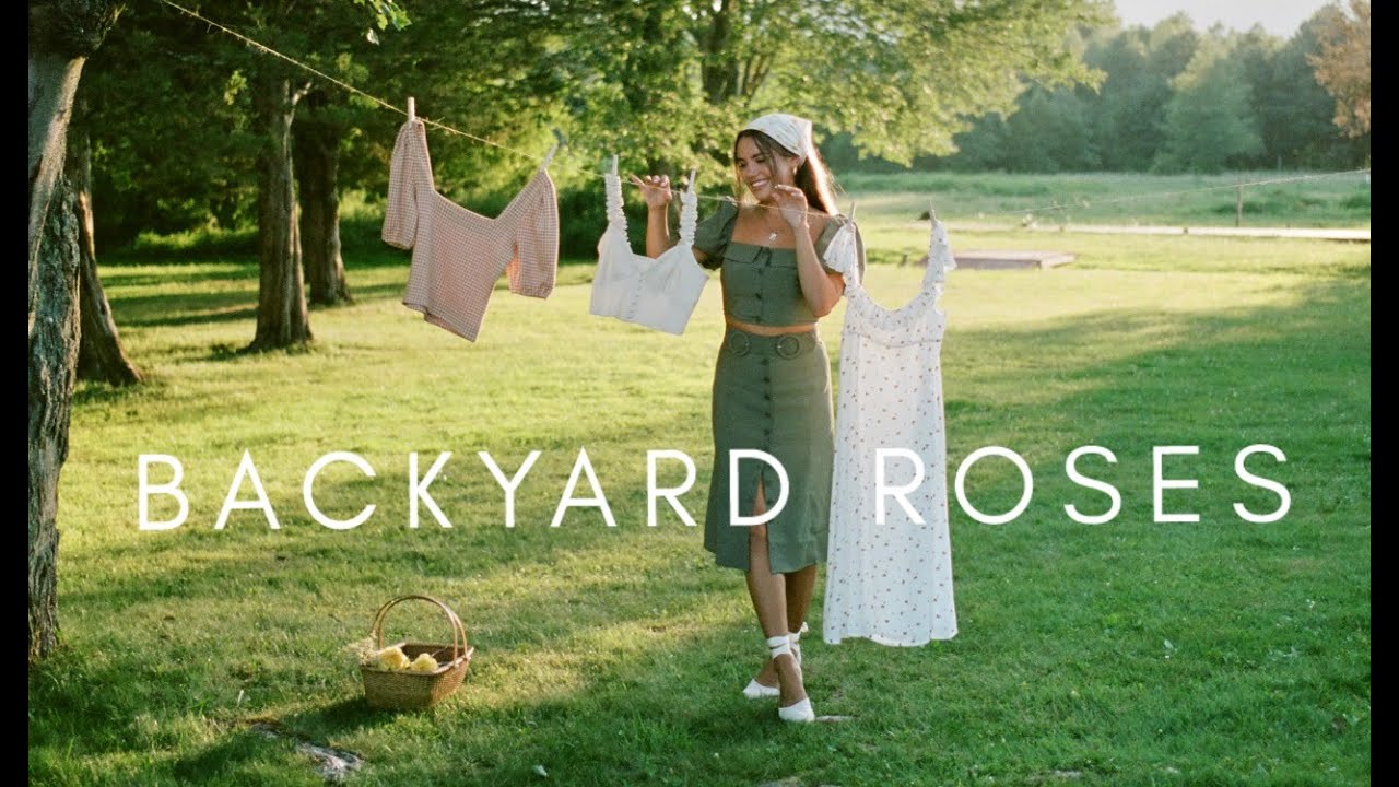 INTRODUCING MY CLOTHING LINE | Backyard Roses