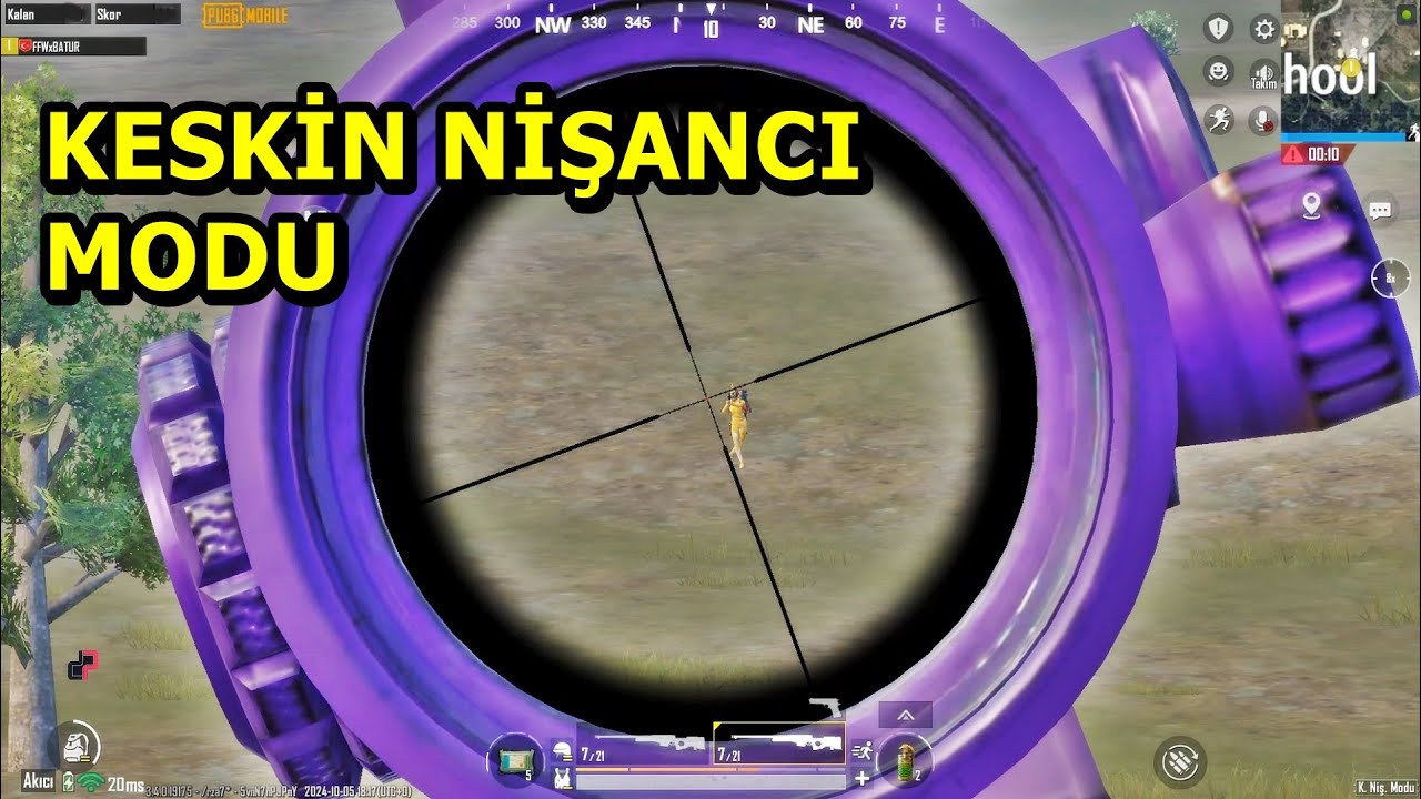 KESKİN NİŞANCI MODU ! BATUR GAME ORTALIĞI DAĞITTIM  SOLO SQUAD PUBG MOBİLE