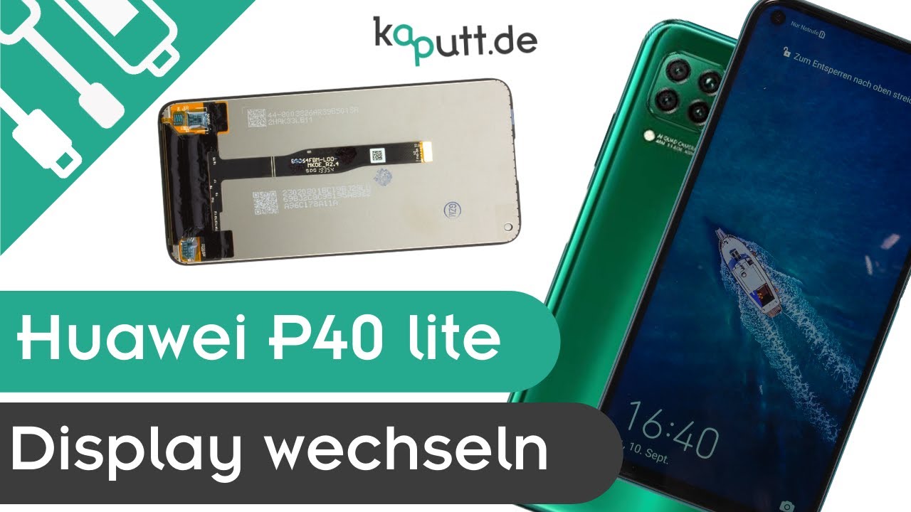 Huawei P40 lite Display wechseln | kaputt.de
