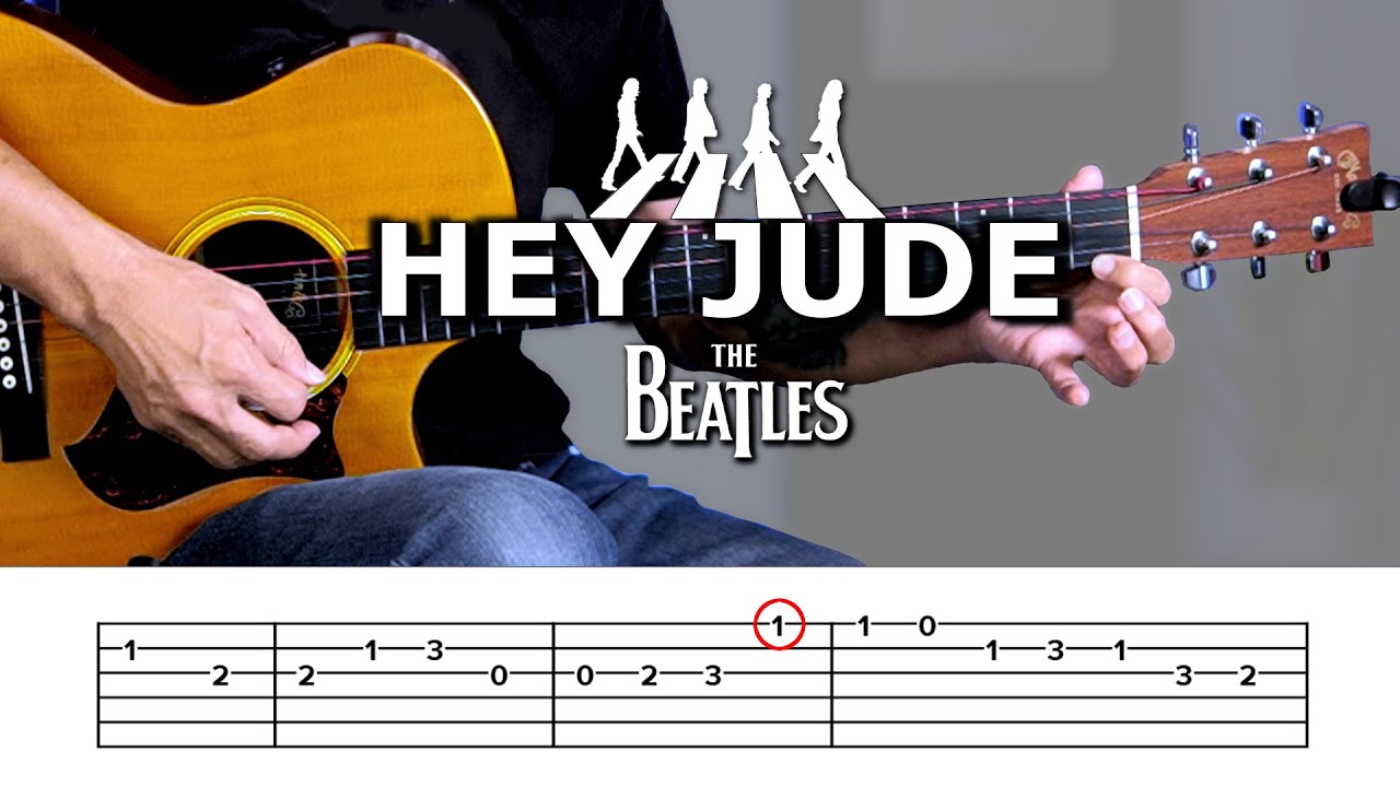 O Solo Mais Famoso dos Beatles no Viol&atilde;o &ndash; Hey Jude - F&Aacute;CIL E LINDO!