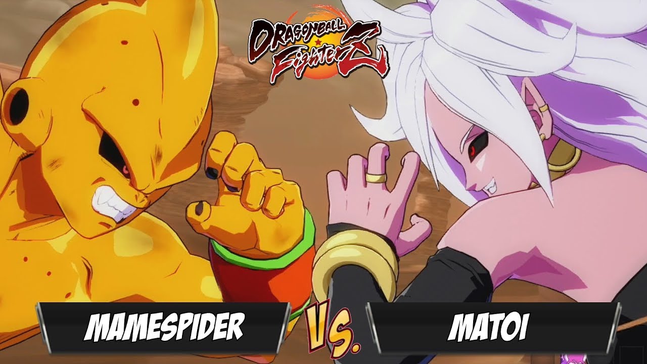 Mamespider(Kid Buu/Bardock/Yamcha) Fights Matoi(Android 21/Bardock/SSJ Goku)[DBFZ]