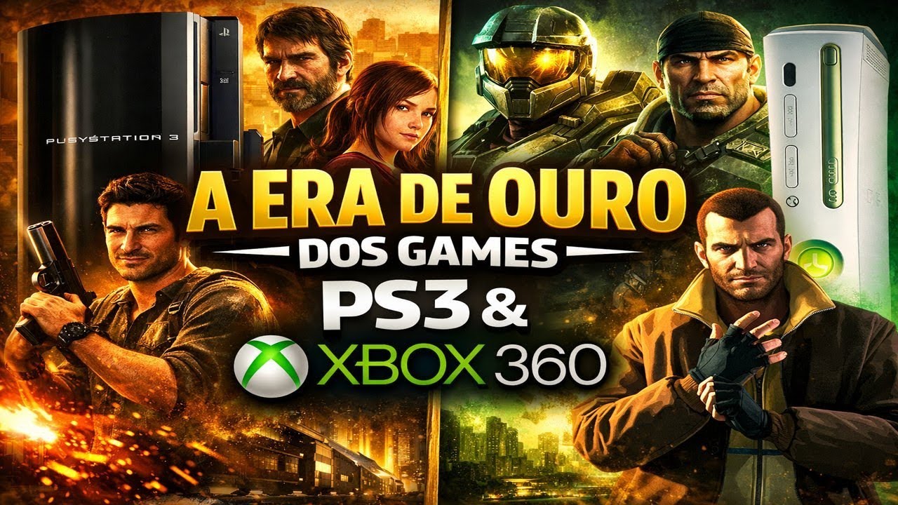 PS3 e XBOX 360 — A geração que MUDOU os games para SEMPRE!!!
