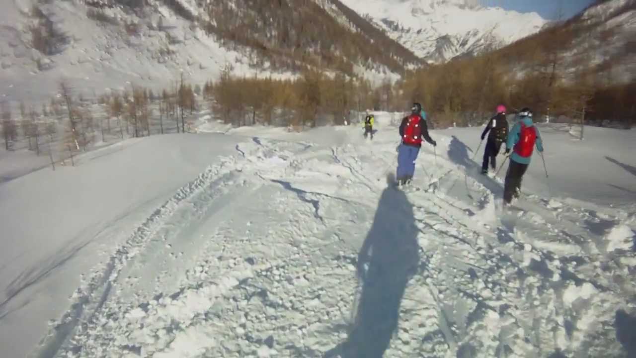 Col du Bal, Off-Piste skiing in Puy Saint Vincent 2013