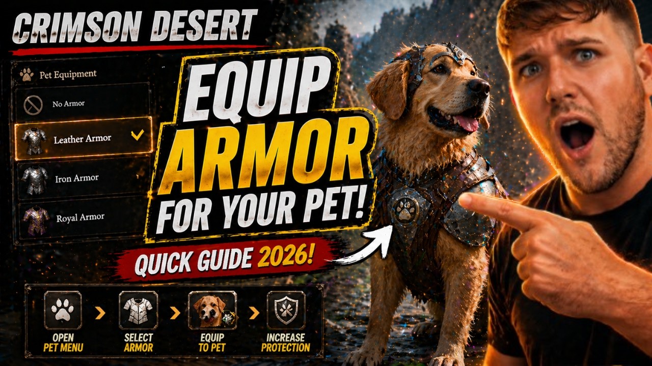 How to Equip Armor for Your Pet in Crimson Desert (Quick Guide 2026)