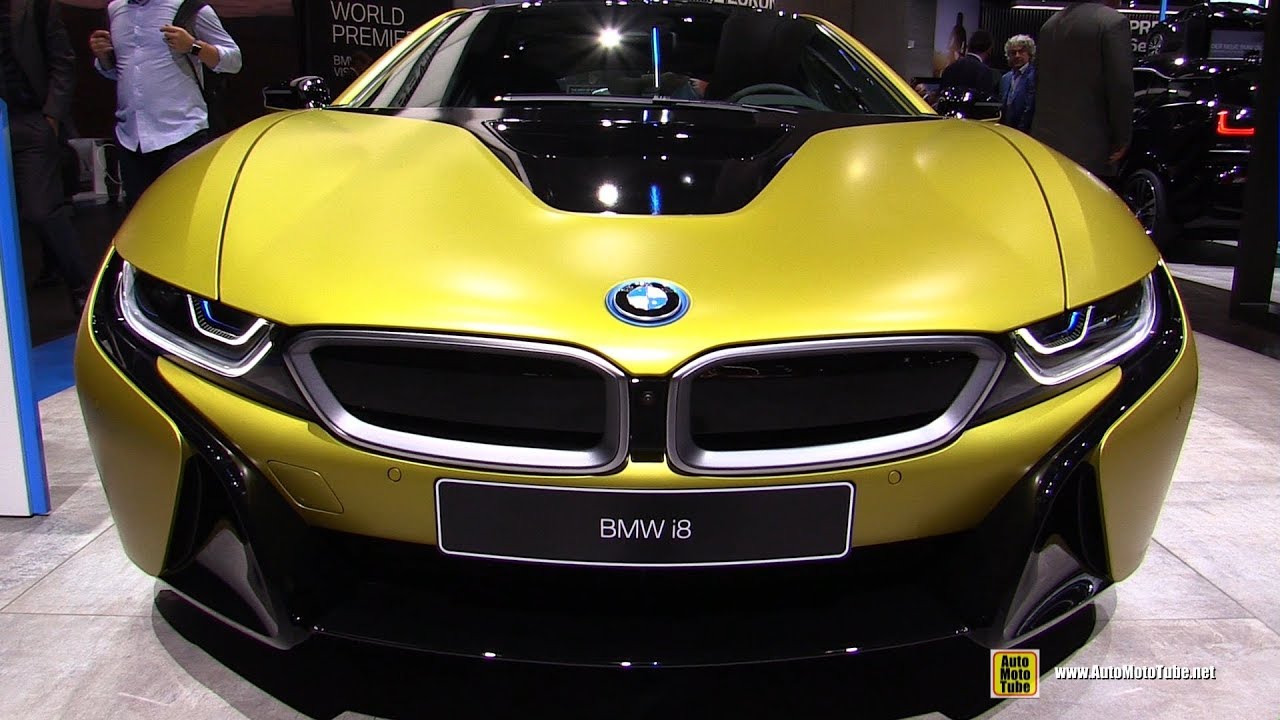 2018 BMW i8 Frozen Yellow - Exterior and Interior Walkaround - 2017 Frankfurt Auto Show