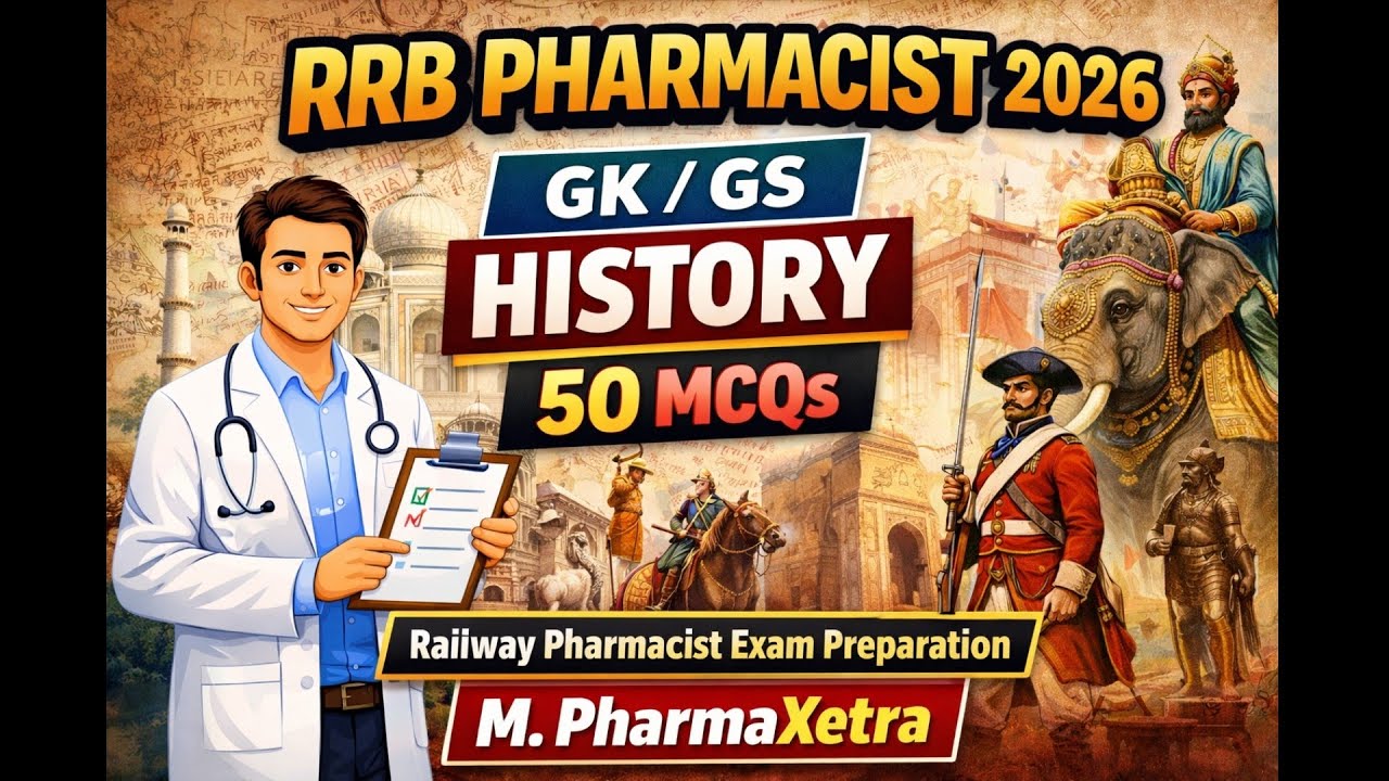 GK/GS , History, Railway pharmacist 50 MCQs|| 💖💐❤️😇