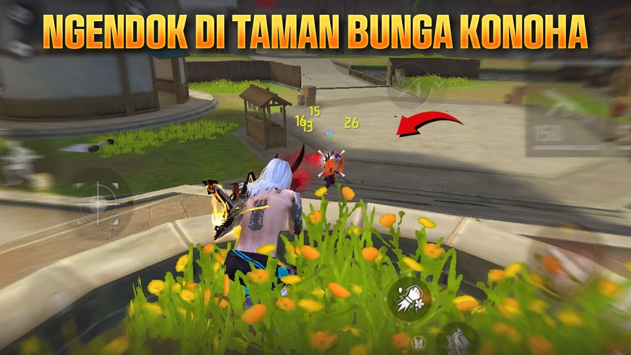 Ngendok di Rumput Konoha ini ternyata gak kelihatan! Auto Booyah l Freefire indonesia