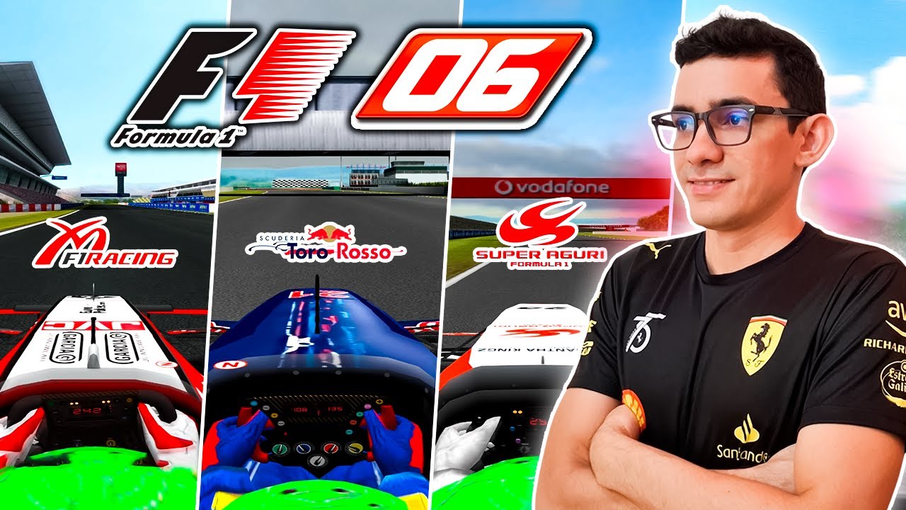 F1 2006 PS2 | SESS&Atilde;O DE TESTE | Modo Carreira (Ep. 01)