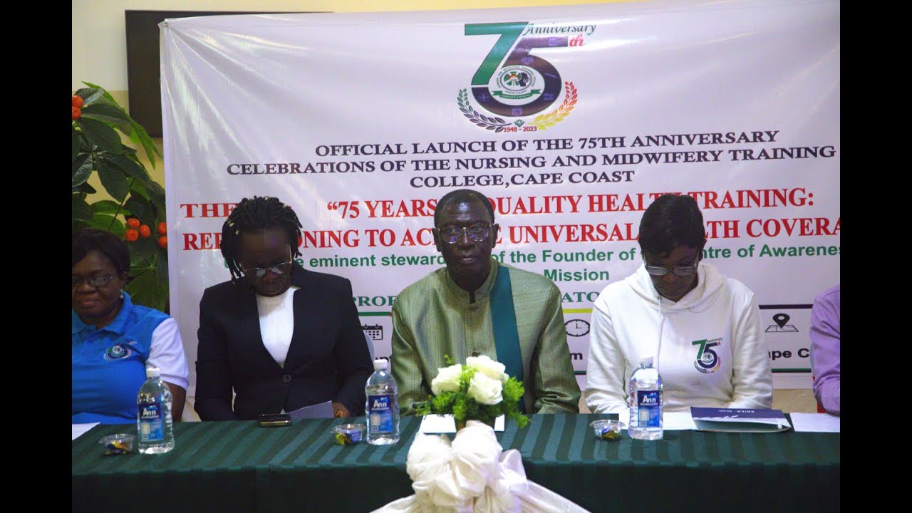 CAPE COAST NURSING AND MIDWIFERY TRAINING COLLEGE LAUNCHES ITS 75TH ANNIVERSARY