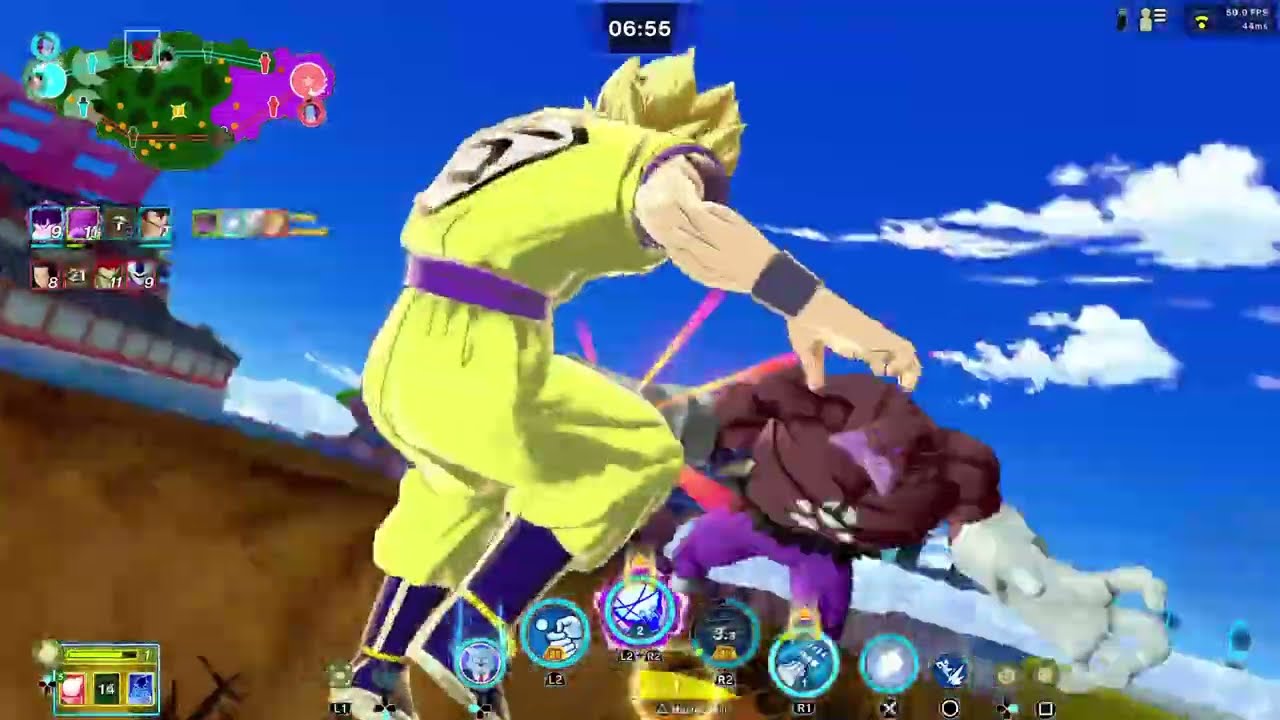 Dragon Ball Gekishin Squadra Gameplay