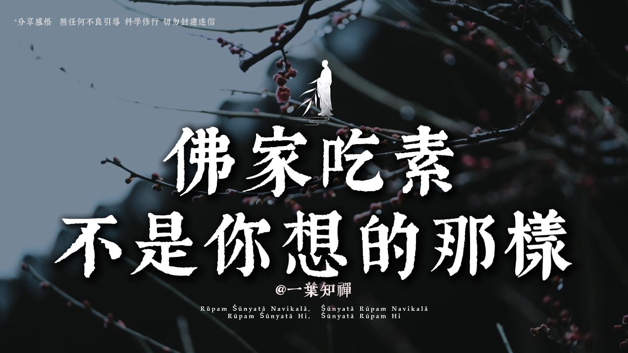 吃素真的有功德嗎，佛家真正要戒的不是肉而是殺心丨#一葉知禪 #修行 #人生感悟 #國學 #治愈 #自我療愈 #佛學 #哲學