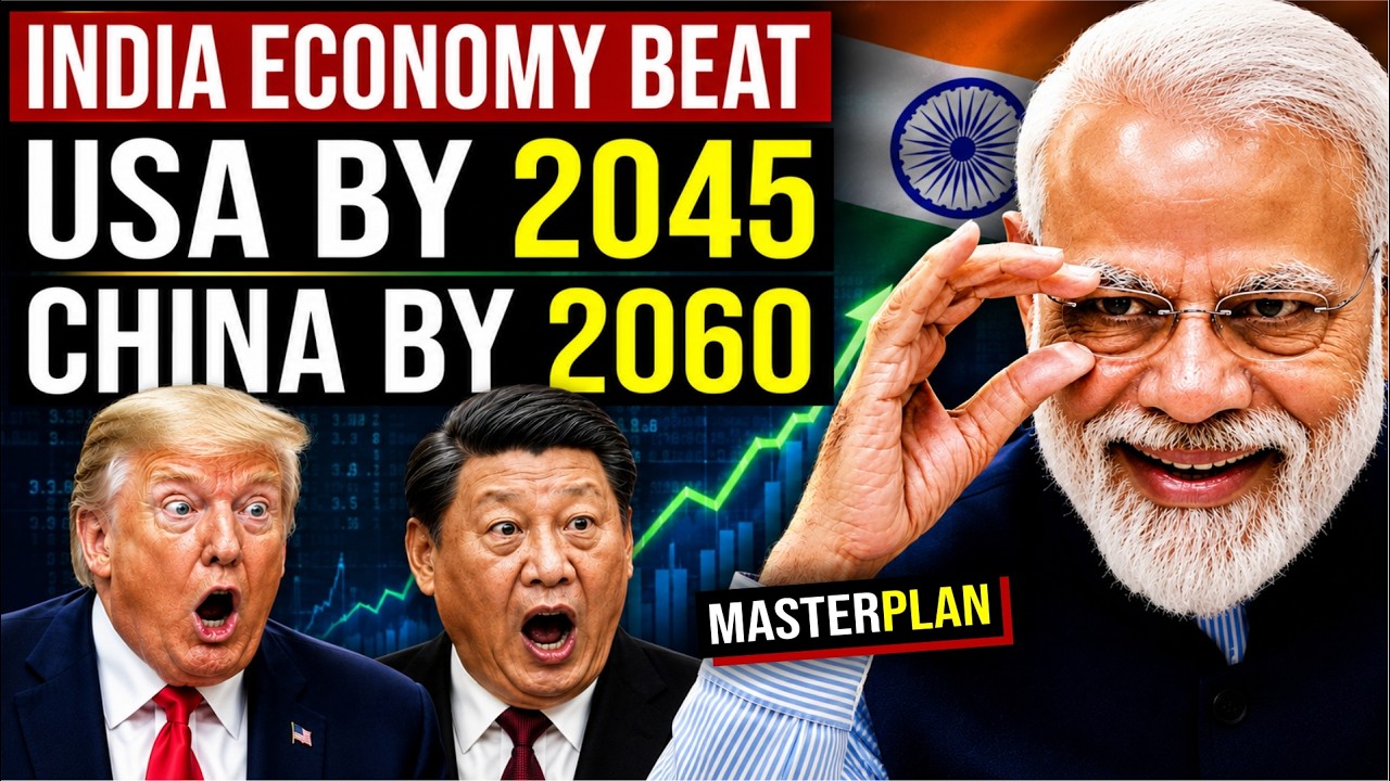 India's Economy Could Overtake China by 2060 | Future of India Economy Growth