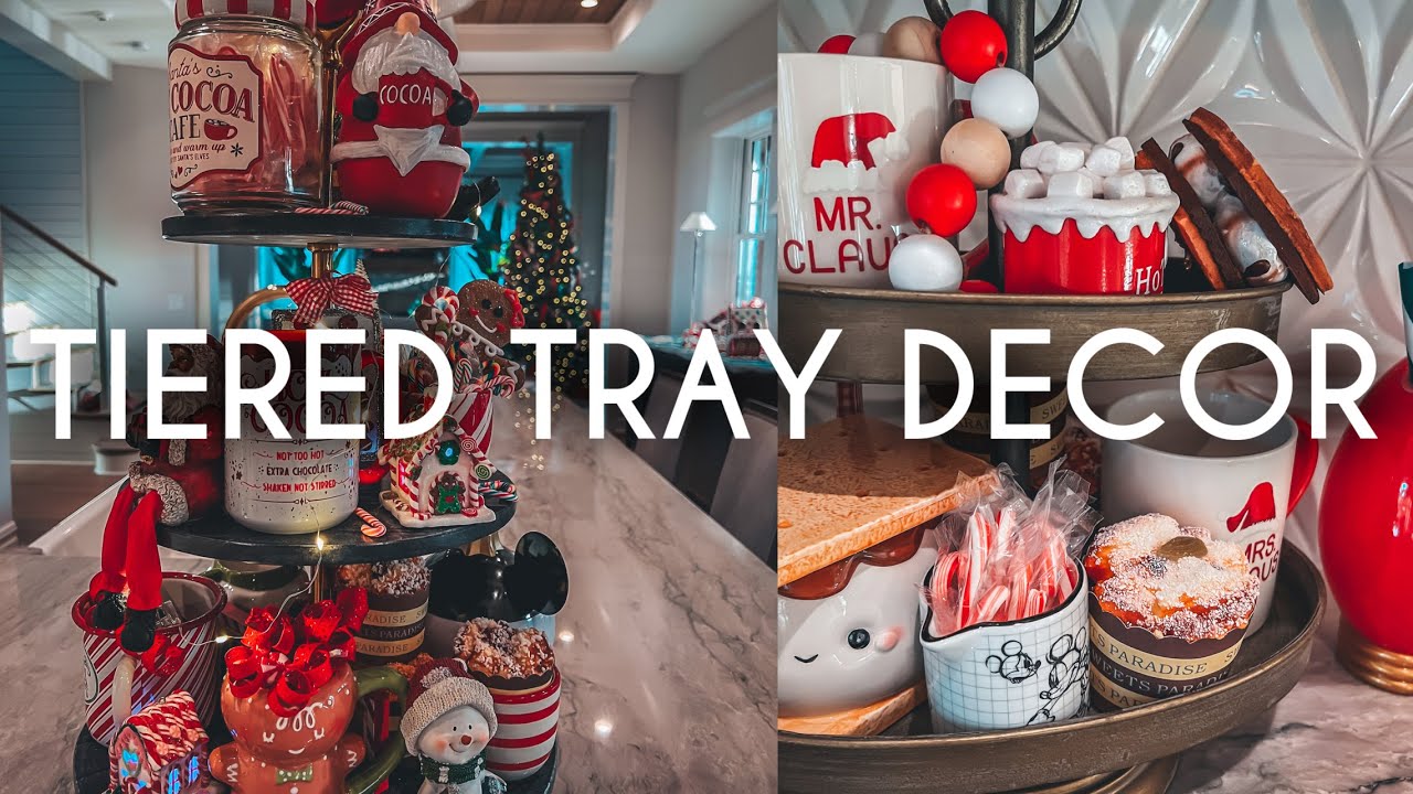 Christmas Tiered Tray | Let's Bake & Decorate
