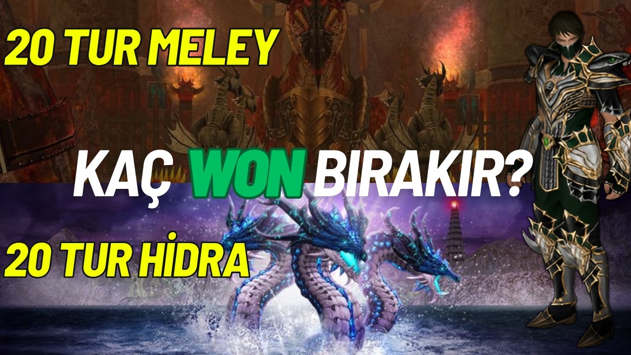 Metin2 20 TUR MELEY 20 TUR HİDRA ATIYORUZ #RubyCharon #metin2