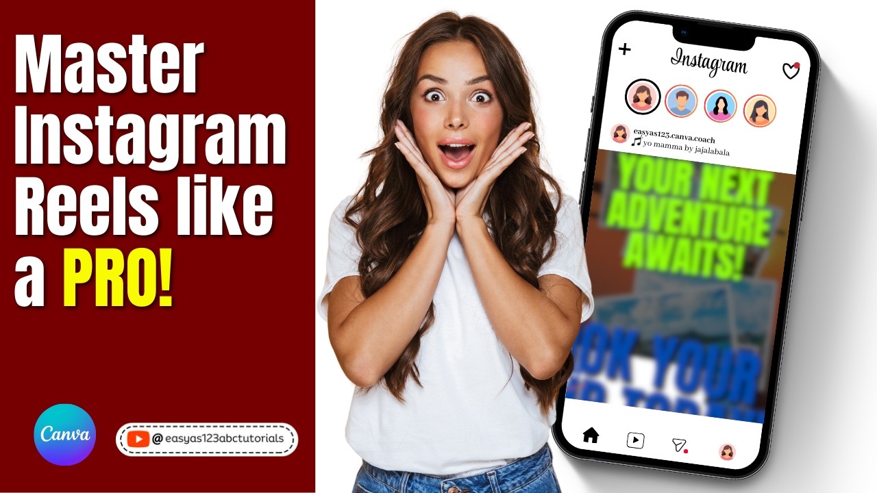 Создавайте профессиональные видеоролики для Instagram Reels в Canva — Travel Reel — пошаговый уро...