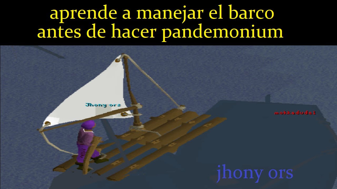 OSRS como manejar el Barco para iniciar Sailing