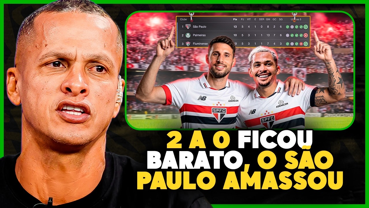 FICA ROGER! SÃO PAULO VENCE e se ISOLA na LIDERANÇA!