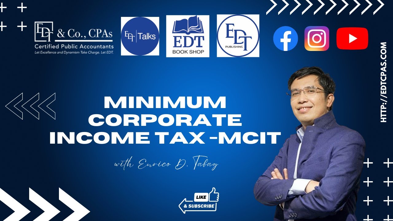 Minimum Corporate Income Tax  MCIT