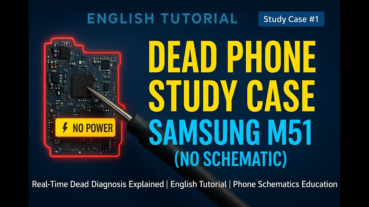 &ldquo;Samsung M51 Dead Phone Diagnosis Without Schematic | Real Study Case Explained&rdquo;