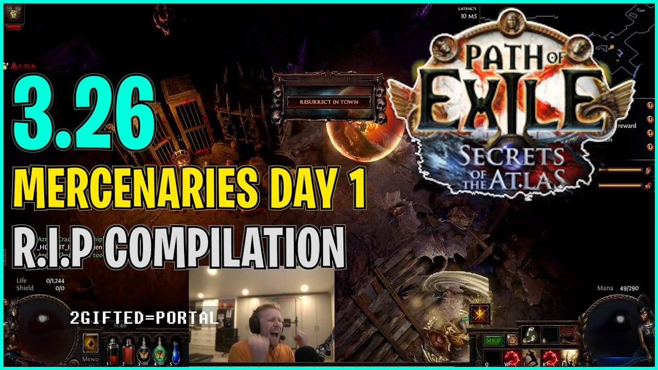 Mercenaries Day 1 - R.I.P Compilation | POE 3.26
